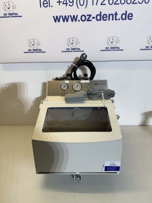 Harnisch Rieth F-S 40/ 2 Kammer Sandstrahler Dental ,Zahntechnik