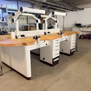 Freuding F1  4 er Block mit  Boards, Lampen Absaugungen Ergonomische Platte