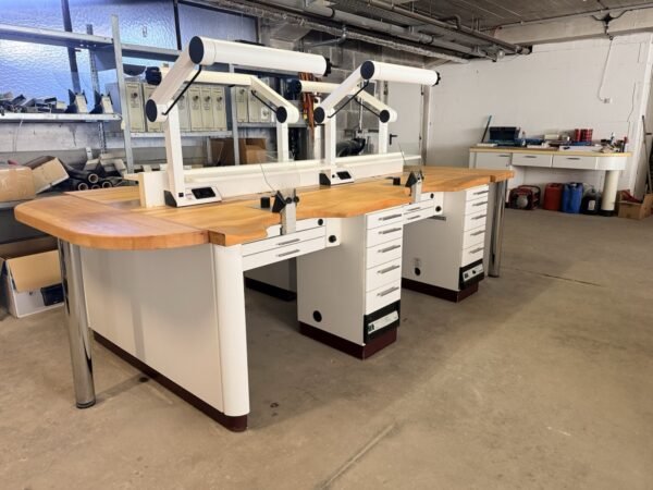 Freuding F1  4 er Block mit  Boards, Lampen Absaugungen Ergonomische Platte