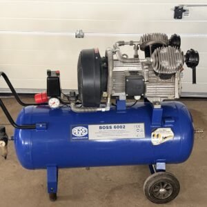 AGRE Industrie-Kolbenkompressor Typ BOSS 6002 , fahrbar, Dental