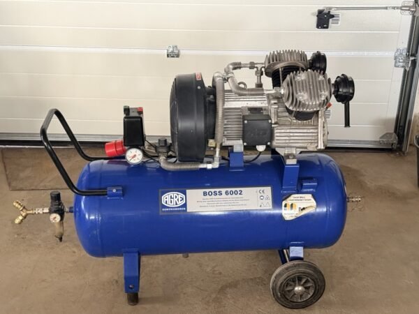 AGRE Industrie-Kolbenkompressor Typ BOSS 6002 , fahrbar, Dental